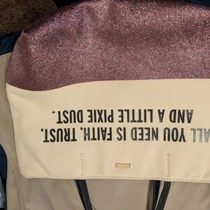 Beige And Pink Glitter Kate Spade Disney Bag